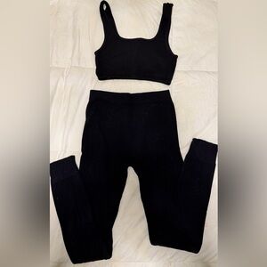 Zara Black Women's Leggings Set